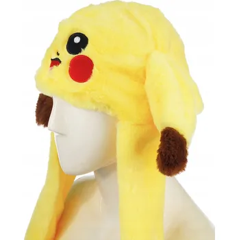 Čepice SVÍTÍCÍ ŽLUTÁ ČEPICE S PUMPOVACÍMI UŠIMA E1869 EMAJ