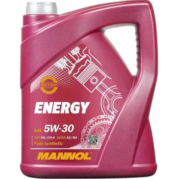 Motorový olej Syntetický olej 5W-30 5 Litrů Mannol Energy 5L pro benzínové a dieselové motory 5W30