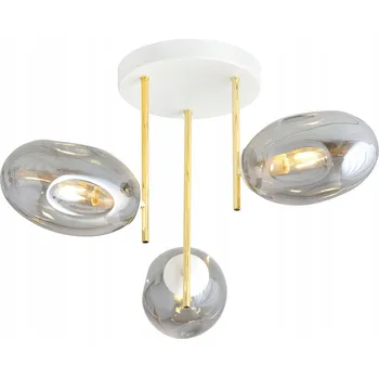 Stropní svítidlo stropní svítidlo bílá ARGO zlatý grafit originální stínidla do obývacího pokoje