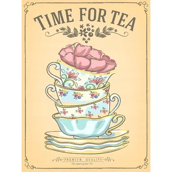 Obraz Cedule Premium Quality - Time for tea