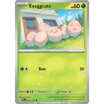Karetní hra Exeggcute 001/131 - Prismatic Evolutions Typ karty: Non-Holo