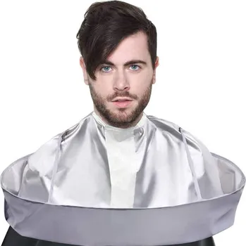 Kadeřnický límec na stříhání vlasů - stříbrný