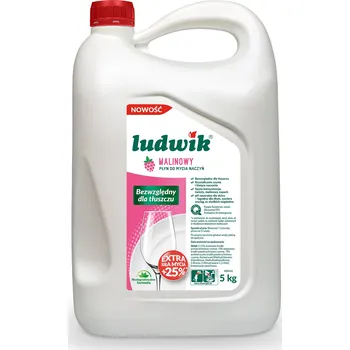 Mycí prostředek Prostředek na mytí nádobí Ludwik Malinový 5 l