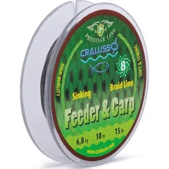 Cralusso Návazcová Šňůra Feeder & Carp Braided Hooklenght Line 10 m - 10 lb