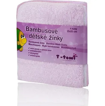 T-Tomi Koupací žínky, růžová, 25 x 25 cm