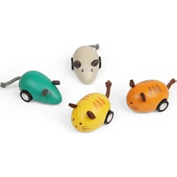 Dřevěná hračka Bigjigs Toys Dřevěné natahovací zvířátko 1 ks