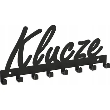 Věšák Šatní ramínko kovový Domer černý