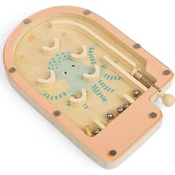 Dřevěná hračka Bigjigs Toys Mini Pinball Chobotnice