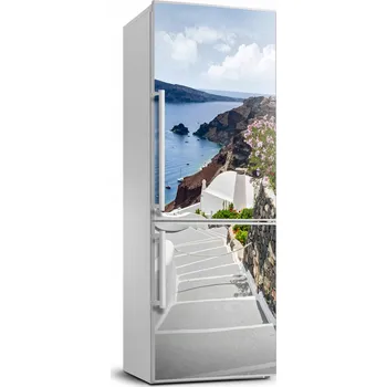 Fototapeta Samolepící tapeta na ledničku Santorini Řecko