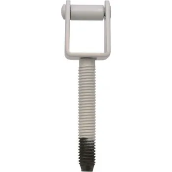 Dveřní kování Skoba okenní k zaš. M8x50 Bílý RAL 9010