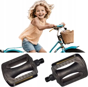 Pedál na kolo Platformové pedály Kands TENKÝ ZÁVIT 1/2'' FP-627 černé