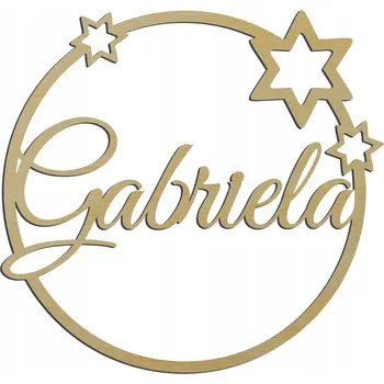 Lapač snů Obruč kruhu s jménem lapač snů jméno 30 cm