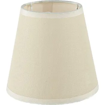 Lampička ACA Lighting stínítko krémové len E14 DL004SHE14