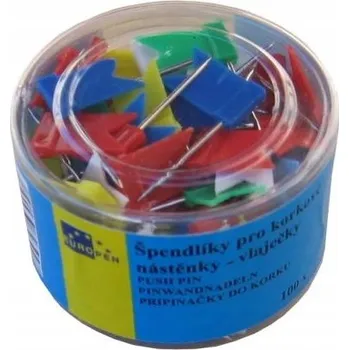 Špendlíky Tempus (100ks) praporky
