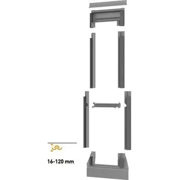 Příslušenství k oknu DAKEA KUI - Univerzální lemování pro doplňková okna - střešní - M4A - rozměr 78*98cm