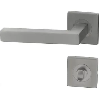 Dveřní kování Naturel Nerezová klika CUBE WC provedení KLIKACUBEWC