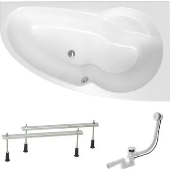 Vana Asymetrická vana Laguna Luiza 150x95 cm akrylát pravá SIKOLU1500PAN