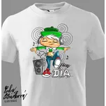 DIA triko Music vel. 134 cm/8 let, bílá
