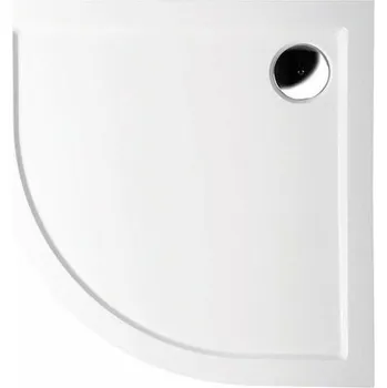 Sprchová vanička Sprchová vanička čtvrtkruhová Polysan 100x100 cm litý mramor 62511