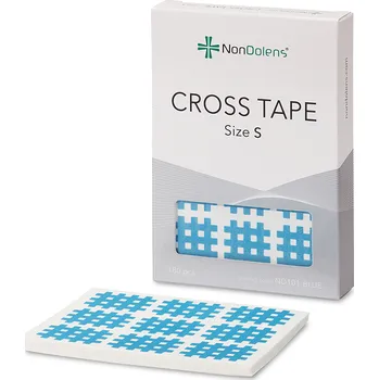 Tejpovací páska Cross tejp modrý, vel. S (A), 21 mm x 27 mm (180ks)