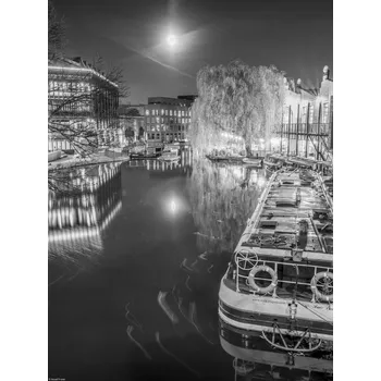 Obraz Plakát Loď na Regent's kanálu bez rámu 30 x 40 cm