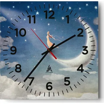 Hodiny Kuchyňské nástěnné hodiny 30x30 Abstrakce Skleněné hodiny do obýváku Moderní Tiché