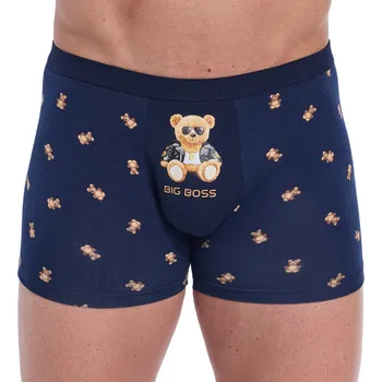 Boxerky Boxerky Cornette Tattoo 280/245 "Boss" Barva: Modrá - tmavě, Velikost: XL