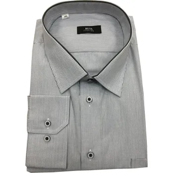 Pánská košile Pánská košile s dlouhým rukávem (kombinovaná) - v nadměrné velikosti 0012 O