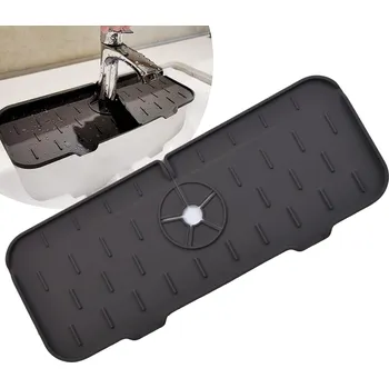 Silikonová ochrana proti stříkající vodě na kohoutek dřez do kuchyně a koupelny, odtok