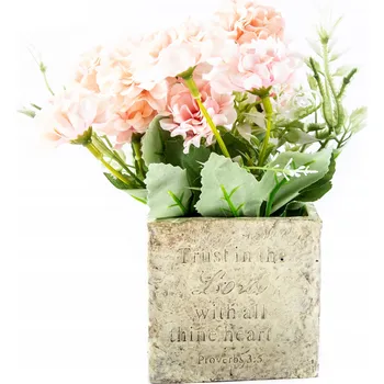 umělá květina UMĚLÁ ROSTLINA V KVĚTINÁČI KVĚTINA RŮZNÉ BARVY