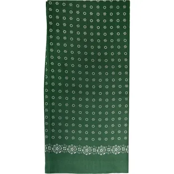 Šátek Šátek bavlněný Kvítky Zelené - 70x70 cm