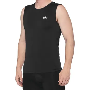 Pánské tílko Tílko 100% BASECAMP Sleeveless Base Layer Black - XL