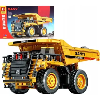 ostatní stavebnice SUPER STAVEBNICE AUTO NÁKLADNÍ VOZIDLO SKLÁPĚČKA TIR STAVEBNÍ STROJ VYKLÁPĚČKA 1261