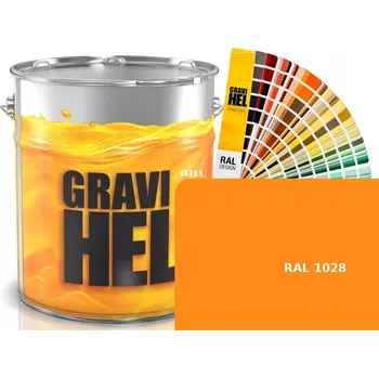 Lak na dřevo RAL 1028 žlutá BARVA LESKLÁ olejová ALKYDOVÁ jednosložková GRAVIHEL 783