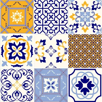 Fototapeta Samolepka na obklady do kuchyně a koupelny, marocká mozaika, 20x20 cm