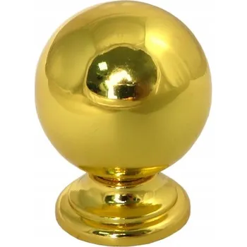 Nábytková úchytka knopka koule zlatá 31x39mm Mod.60