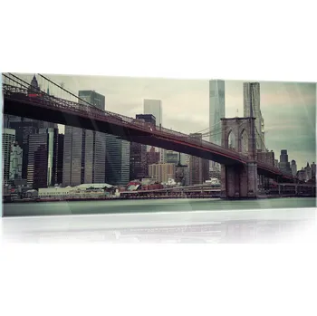Obraz Skleněný obraz na skle MOST moderní velký 125x50