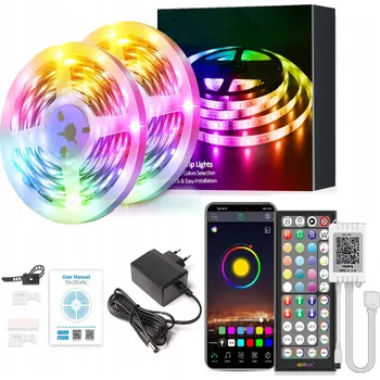 LED osvětlení LED pásek RGB 5050 Bluetooth, ovládání přes mobilní APLIKACI, 10 m