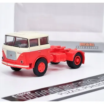 autíčko LIAZ 706 SZM (1970) Světle Béžová/Červená Brekina 1:87