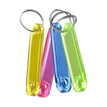 Identifikační štítek na klíče přívěsek na klíče oboustranný 100 KS