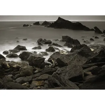 Obraz Plakát Skály u moře bez rámu 29,7 x 21 cm