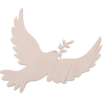 Obraz Dekorativní ozdoba HOLUBICE SVATEBNÍ HOSTINA svatba decoupage dřevo