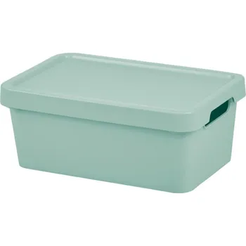 Úložný box MAYA XS s víkem - 4,2 l zelená