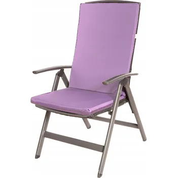 Podsedák Polštář na zahradní židli, 110x47x65, světle fialová barva, 1 Ks.