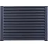 Plot Ocelový plotový panel s lamelami Z antracit