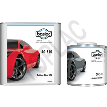 Lak na dřevo AKCE Baslac 40-510 AMBIENT CLEAR VOC, bezbarvý lak, 2 L + 50-510