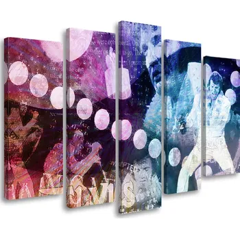 Obraz OBRAZ PĚTIDÍLNÝ Freddie Mercury Queen 200x100