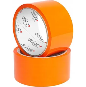 Lepicí páska Balicí páska Dalpo oranžová šířka 48 mm délka 45 m 6 ks