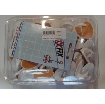 Věšák Háček samolepící TYP1 stříb. á100ks