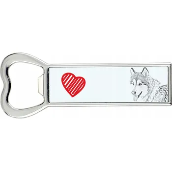Otvírák Otvírák na láhve s Aljašským Malamutem a fotkou na přání